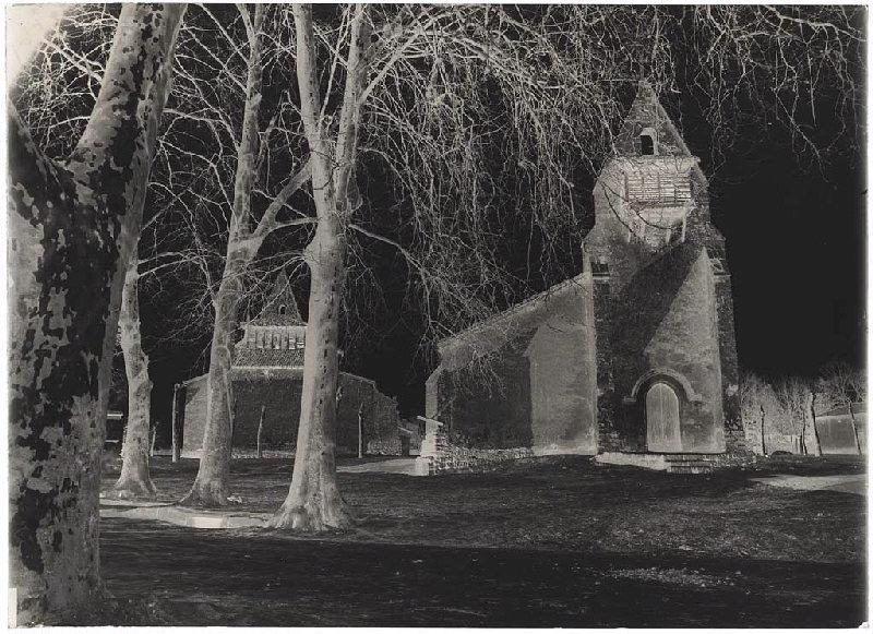 Les deux églises - Moustey (Landes) (Titre attribué)_1