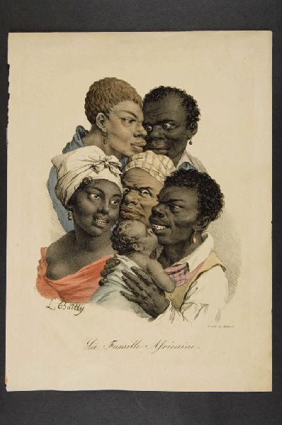 La Famille Africaine, Charles Ange Boily, 18e siècle, 19e siècle