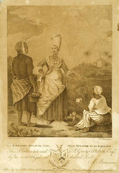 Fille Mulâtre de La Barbade, Augustin Brunias, 1779