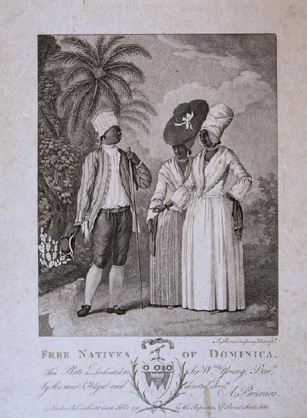 Free Natives of Dominica, Augustin Brunias, 1780