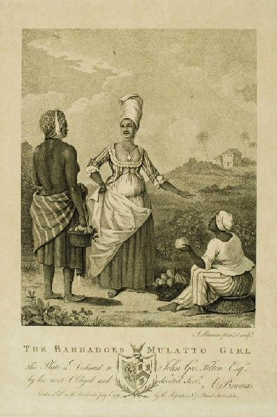 The Barbadoes Mulatto Girl, Augustin Brunias, 1779