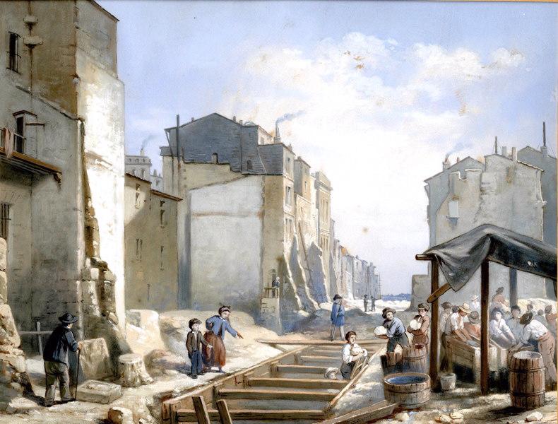 Les travaux de percement du cours d'Alsace et Lorraine à Bordeaux_0