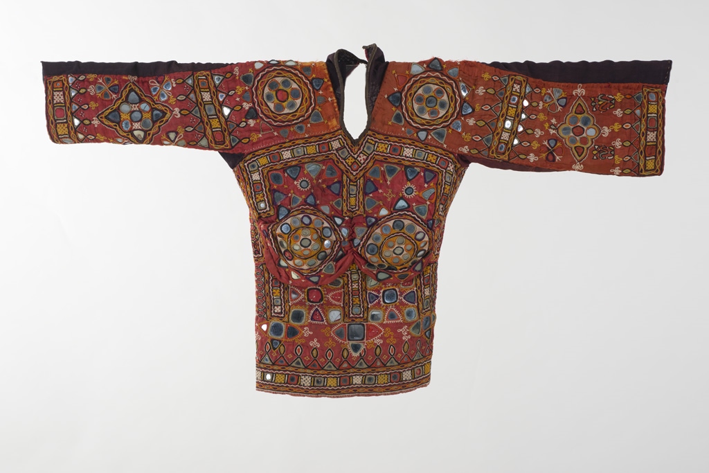 Corsage du costume de mariage féminin Rabaris, Inde_0
