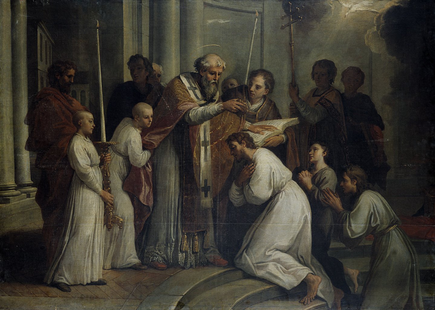 Le Baptême de saint Augustin ; Baptême de Constantin, Louis Boullogne, 1695-1700 (vers)