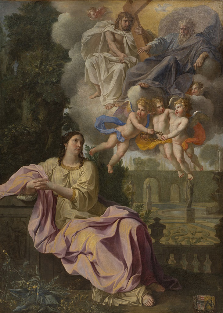 La Vision de sainte Catherine de Sienne ; Allégorie à la Religion ; Allégorie dont le sujet paraît être la Sainte Epine_0