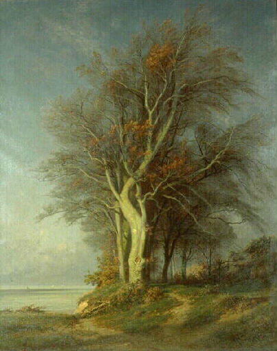 Les hêtres de la côte de Grâce près de Honfleur_0