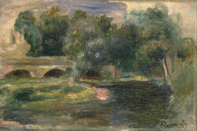 Le petit pont, Pierre Auguste Renoir, 19e siècle