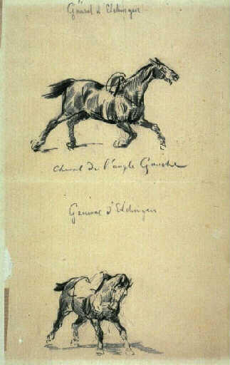 Deux études de chevaux_0