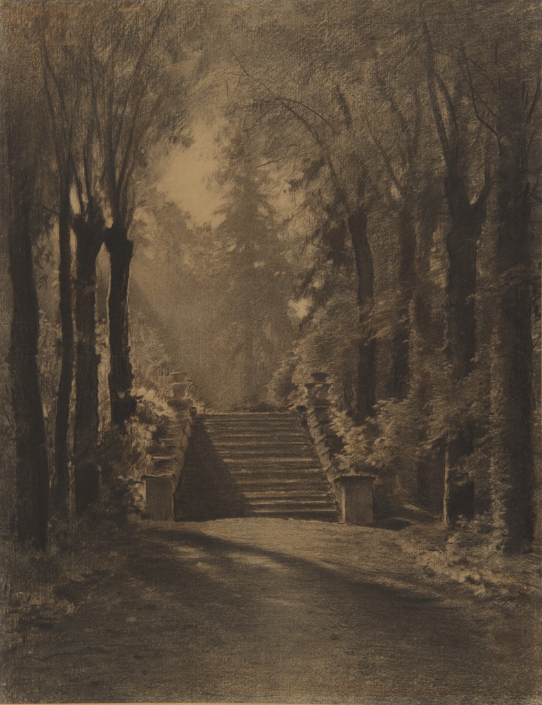 Escalier dans le parc de Mme de Balzac_0