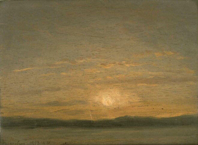 Vue d'Arcachon : soleil levant_0