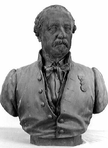 Buste d'homme, Dominique Fortuné Maggesi, 1876