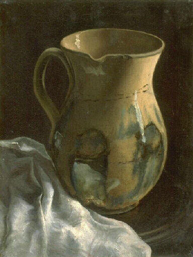 Nature morte au pichet de faïence_0