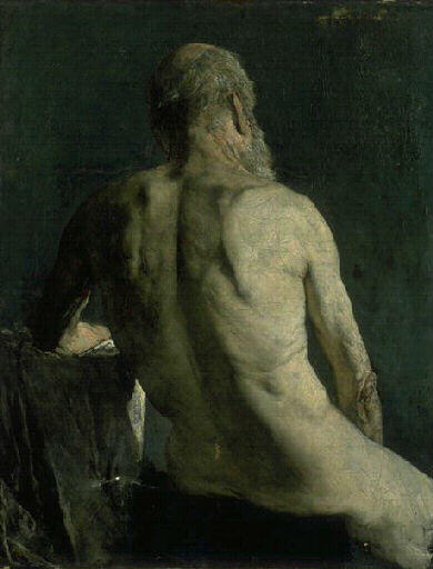 Etude de dos de vieil homme_0