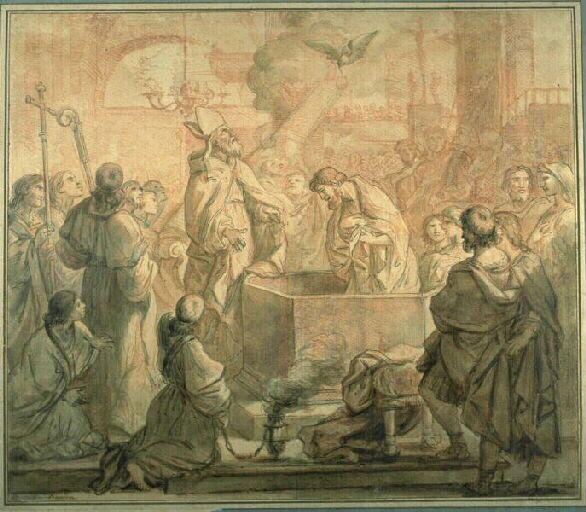 Baptême de Constantin ; Baptême de Clovis (ancien titre)_0