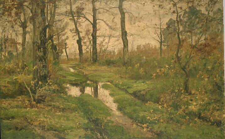 Paysage à La Brède ; Paysage à La Brède après la pluie (autre titre)_0
