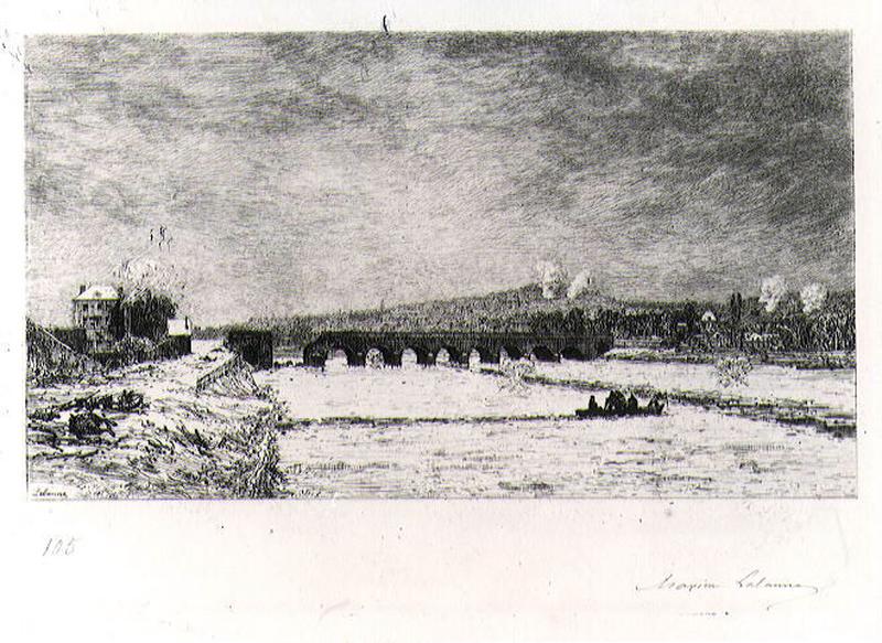 Le pont de Sèvres pendant le siège de Paris_0
