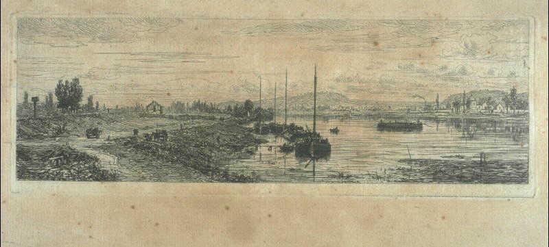 La Seine à Argenteuil ; Paysage avec rivière (ancien titre)_0