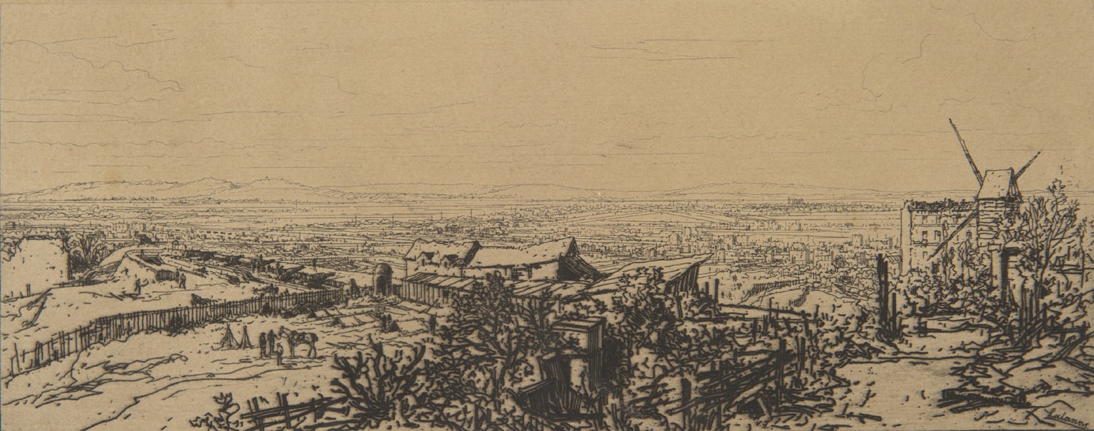 Bastion de Montmartre, vue prise du phare Bazin_0