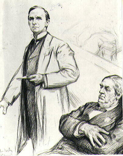 John Morley (ou Morlen) et Sir W. Harcourt - Parlement anglais, Charles Paul Renouard, 4e quart 19e siècle, 1er quart 20e siècle