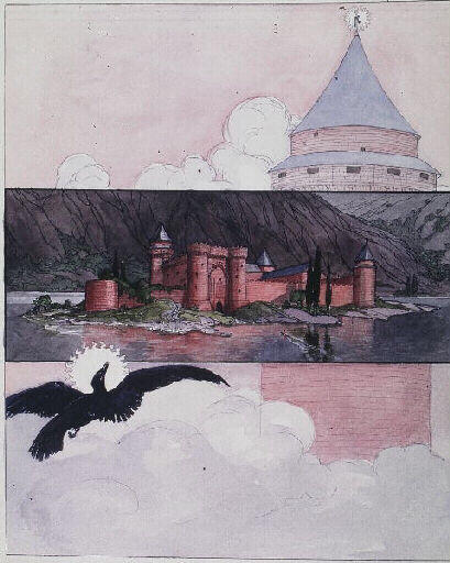 Cendrillet, le mage et Candida ; Illustration d'un conte de la Sabine_0
