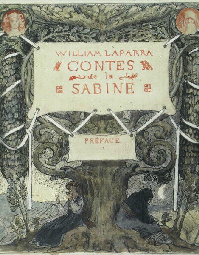 Préface des Contes de la Sabine ; Illustration d'un conte de la Sabine_0