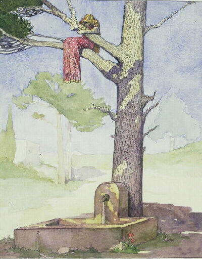Bianca come la neve ; Illustration d'un conte de la Sabine_0