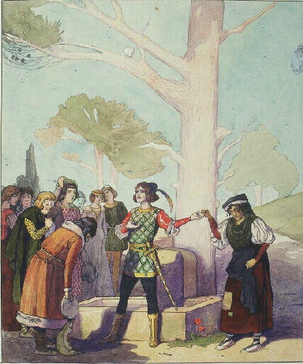 Bianca come la neve ; Illustration d'un conte de la Sabine_0