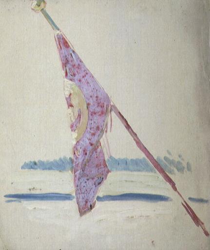 HOMMAGE DE LA JEUNESSE DE LA FRANCE A LA STATUE DE JULES FERRY : UN DRAPEAU_0