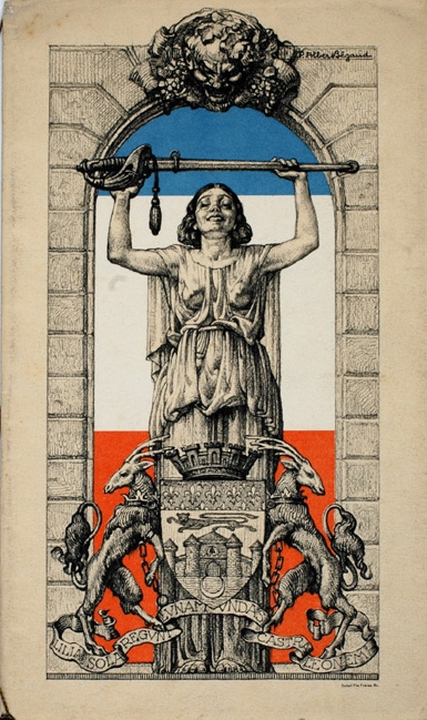 Programme de la soirée du cinquantenaire de l'association des officiers de réserve de Bordeaux._0