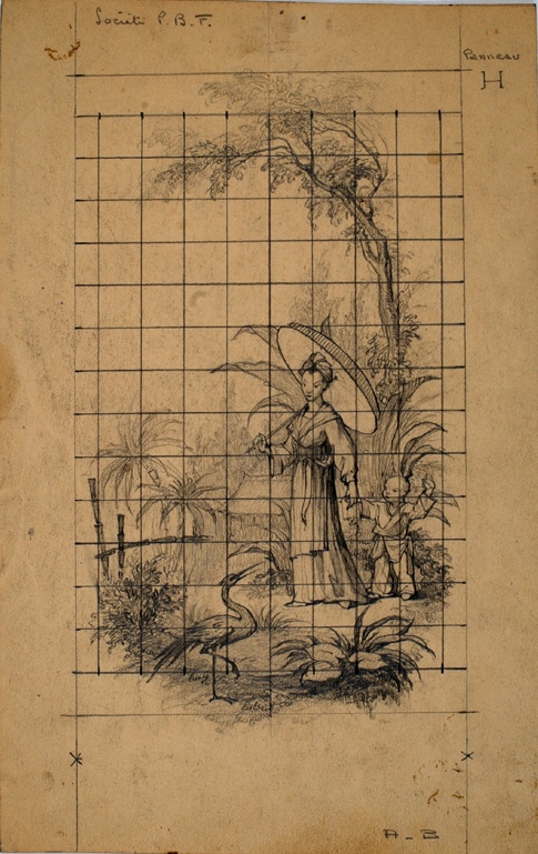 Décor asiatique : panneau H_0