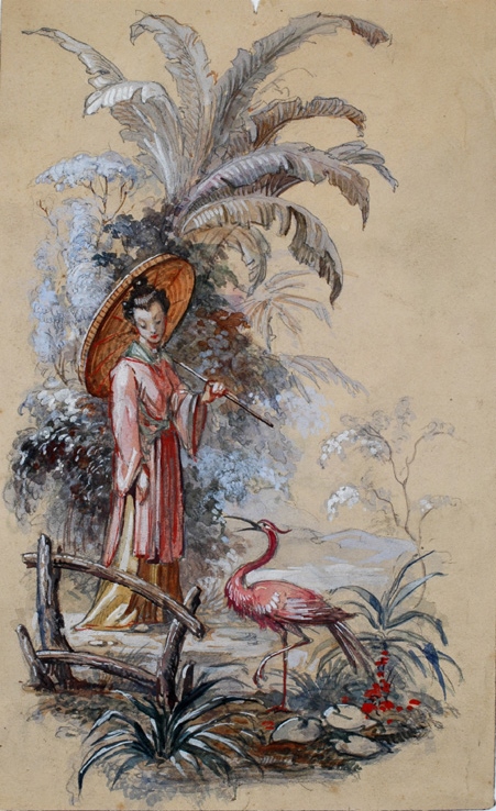 Décor asiatique, Pierre-Albert Bégaud, 20e siècle