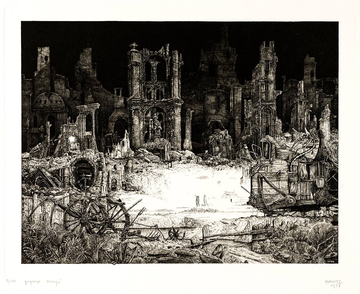 Paysage occupé, Philippe Mohlitz, 1977
