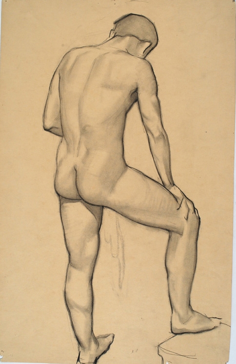 Nu masculin de dos, Pierre-Albert Bégaud, 20e siècle