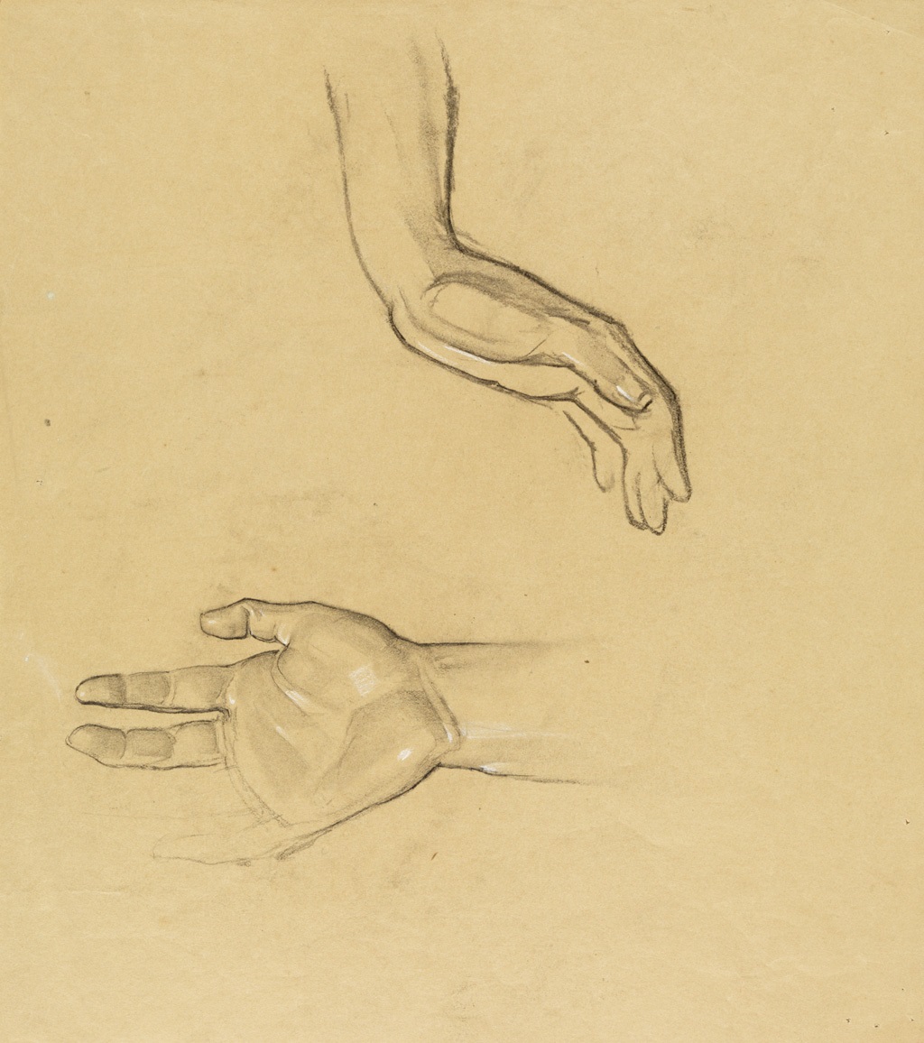 Études de mains, Pierre-Albert Bégaud, 20e siècle