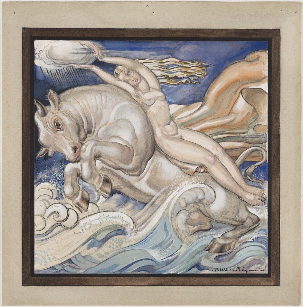 L'enlèvement d'Europe, Pierre-Albert Bégaud, 20e siècle