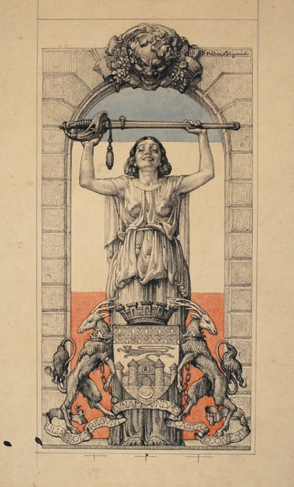 Maquette de la soirée du cinquantenaire de l'Association des Officiers de réserve de Bordeaux_0