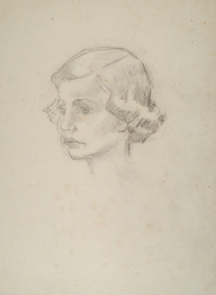 Portrait d'Anne-Marie Bégaud dite Nanette, Pierre-Albert Bégaud, 20e siècle