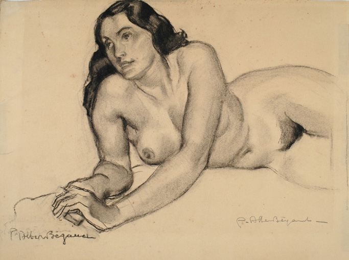 Étude de nu féminin, Pierre-Albert Bégaud, 20e siècle