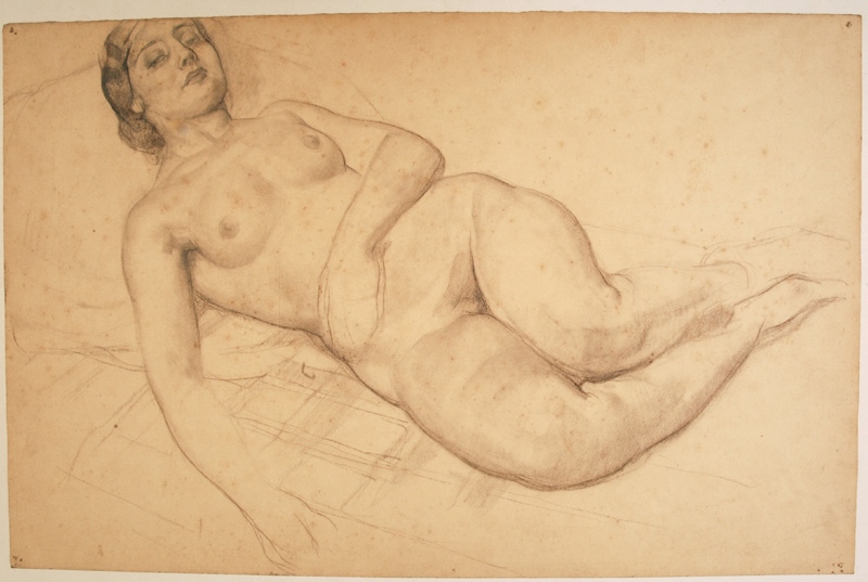 Étude de nu féminin, Pierre-Albert Bégaud, 20e siècle