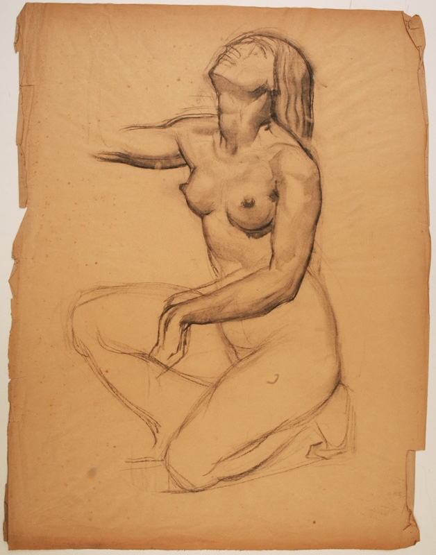 Étude de nu féminin, Pierre-Albert Bégaud, 20e siècle