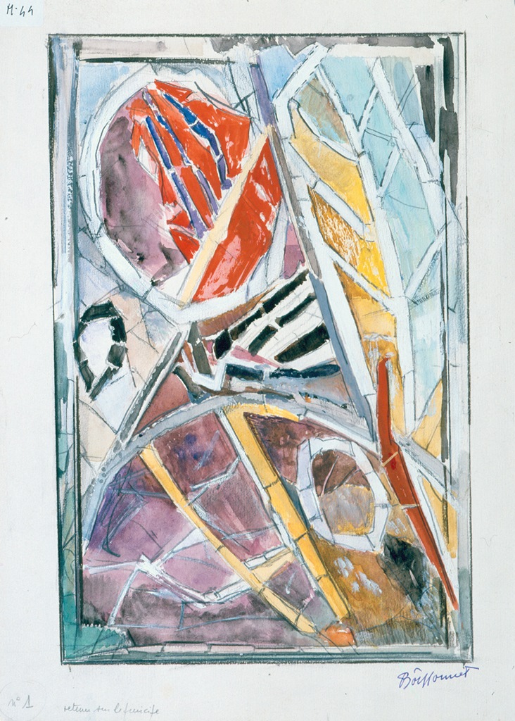 Projet de mosaïque, Edmond Boissonnet, 20e siècle
