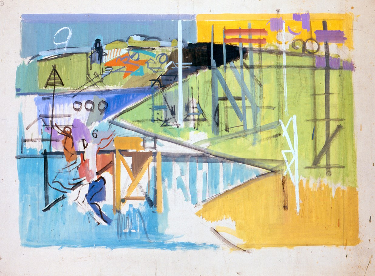 Etude pour la peinture murale Jeunesse (1)_0