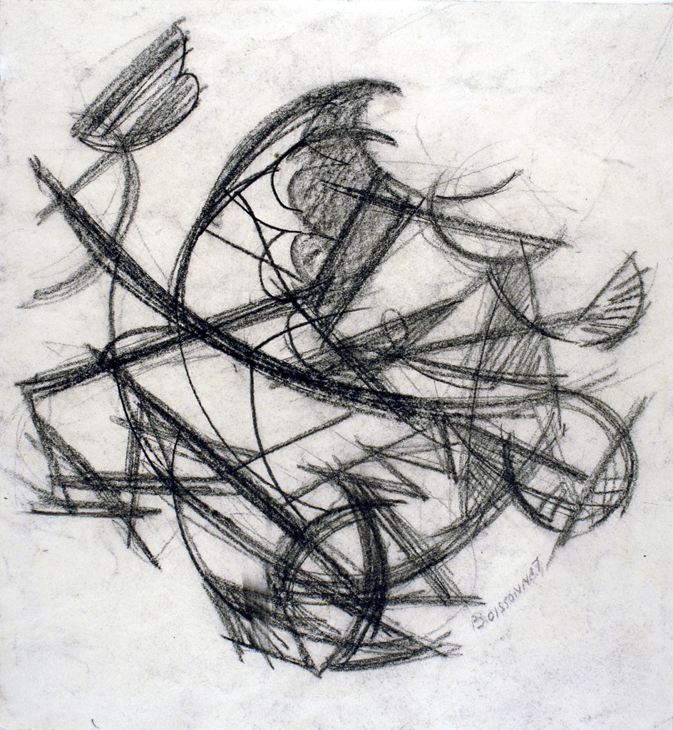 Branches de pin, Edmond Boissonnet, 1950 (vers)