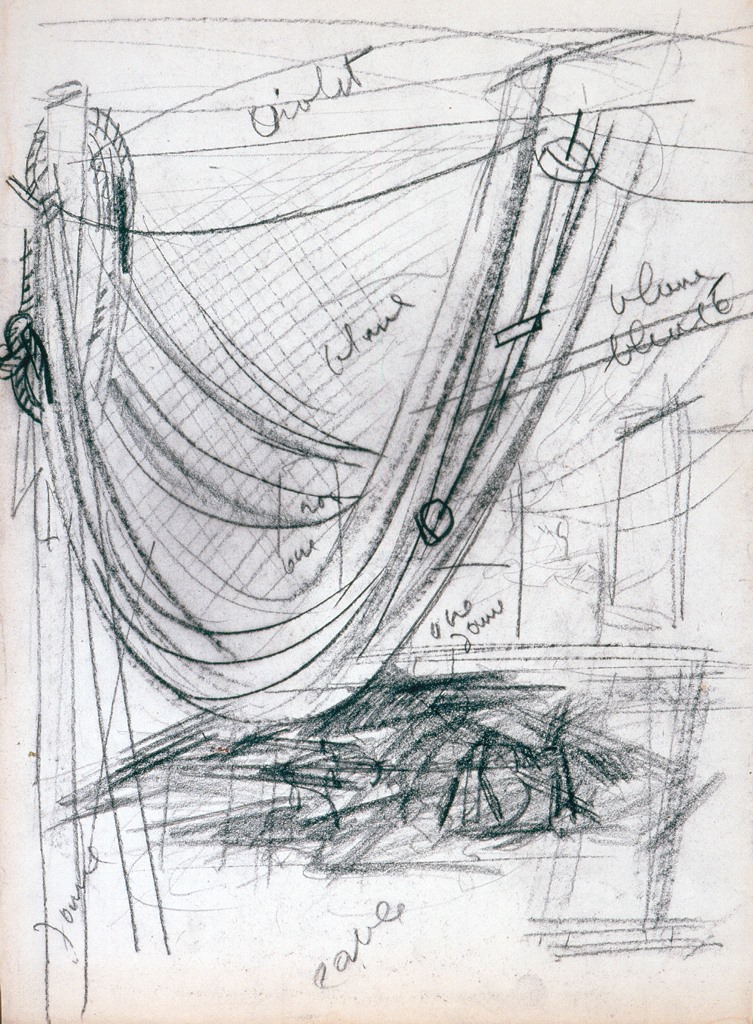 Filets à Piquey, Edmond Boissonnet, 1950-1955