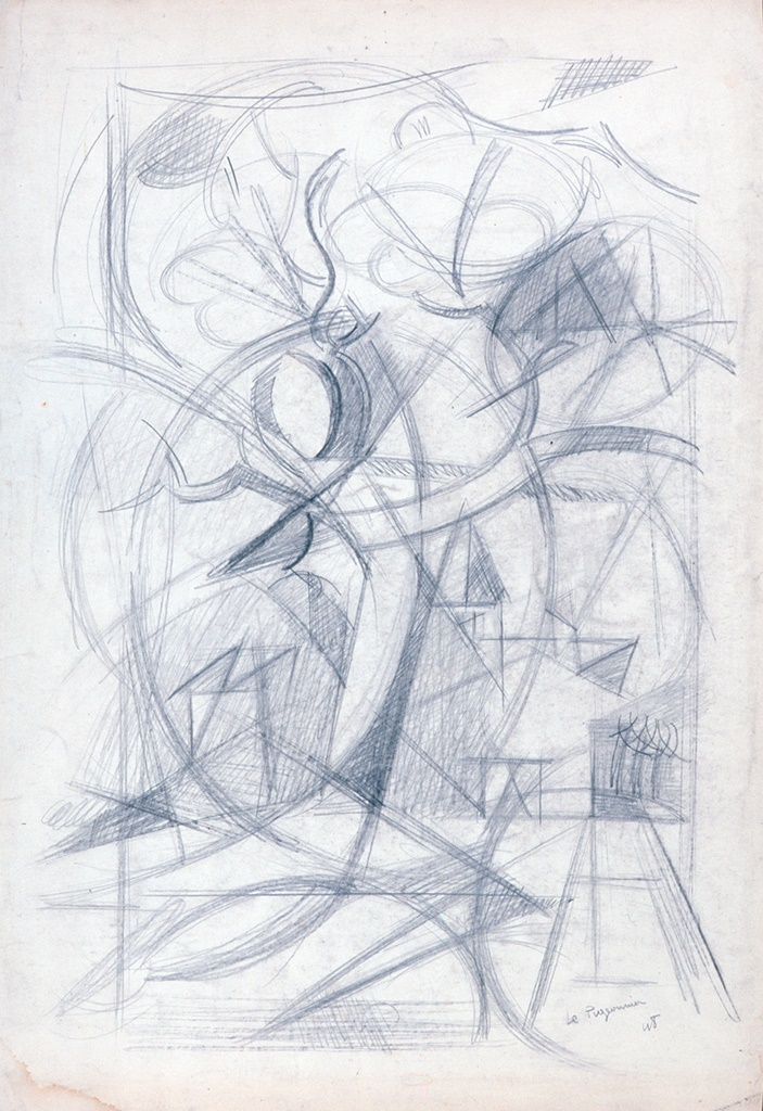 Le pigeonnier, Edmond Boissonnet, 1948