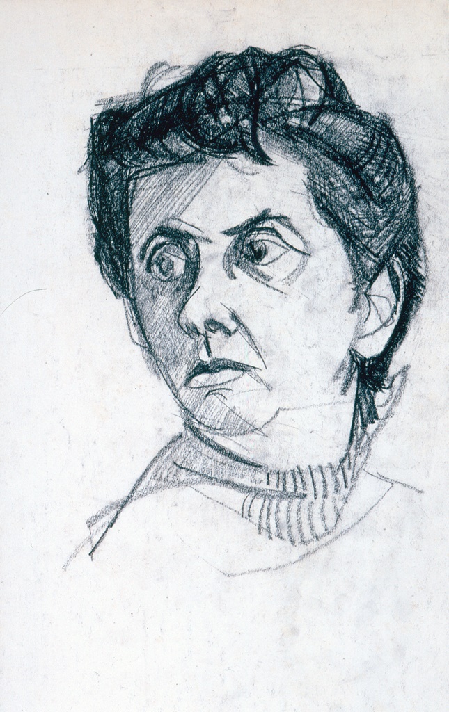 Portrait de Paule, épouse de l'artiste, Edmond Boissonnet, 1950 (vers)