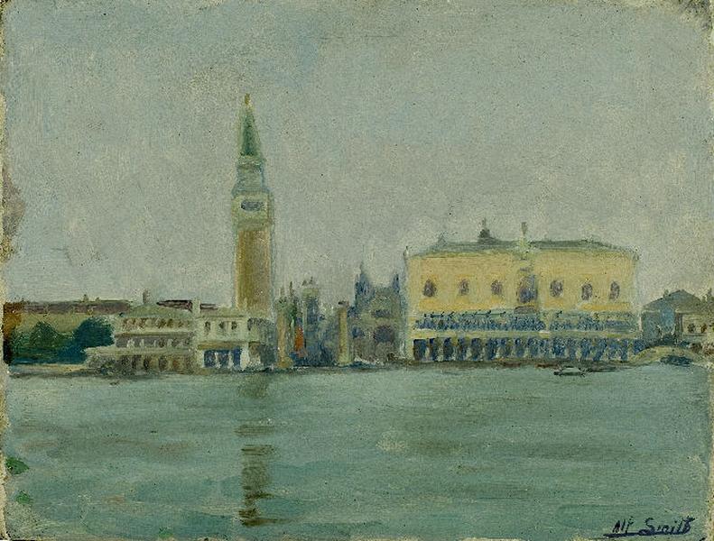 Venise matin brumeux, Alfred Smith, 1912