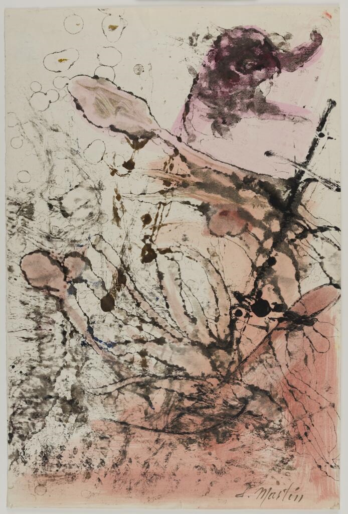 Composition abstraite, Suzanne Martin, 20e siècle
