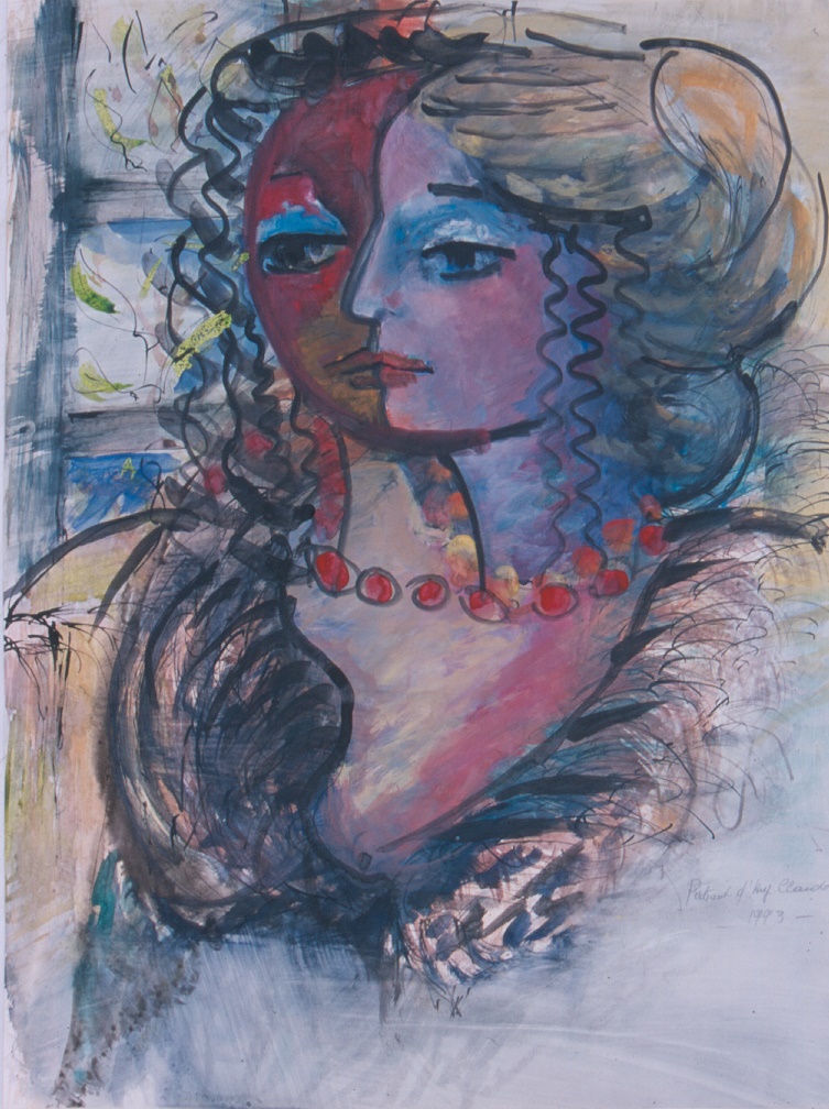 Portrait d'Any Claude, Suzanne Martin, 1993