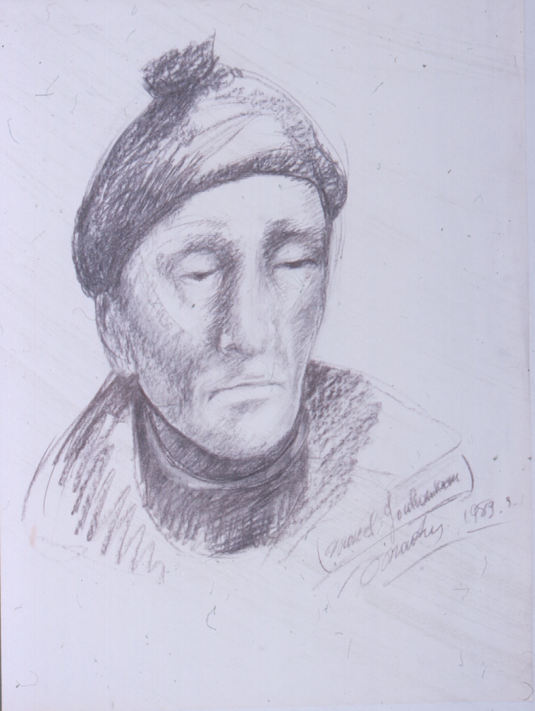 Portrait de Marcel Jouhandeau, Suzanne Martin, 1989
